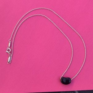 Tiffany & Co Elsa Peretti Bean Pendant Necklace